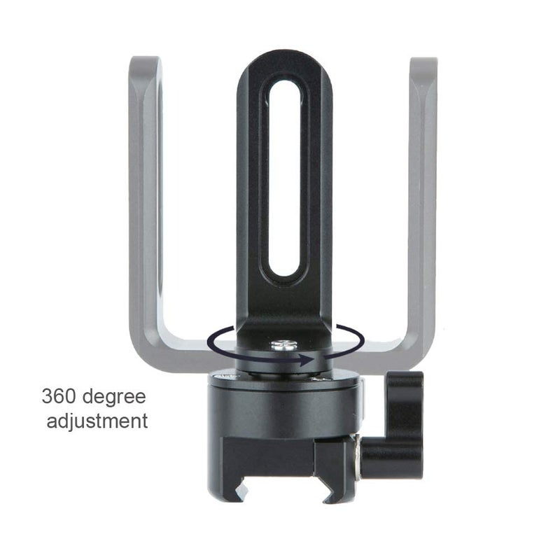 NICEYRIG Quick Release NATO Clamp with NATO Rail, EVF Support Monitor Mount - 308 - Image 5